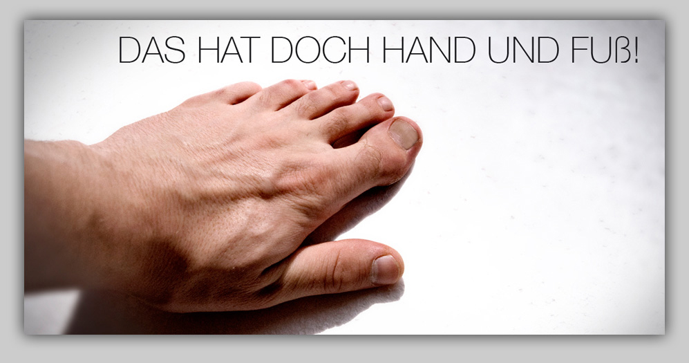 Hand und Fuß Reinhold Lamers